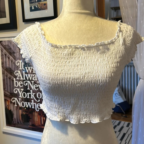 H&M Smocked Crop Top - Picture 6 of 7